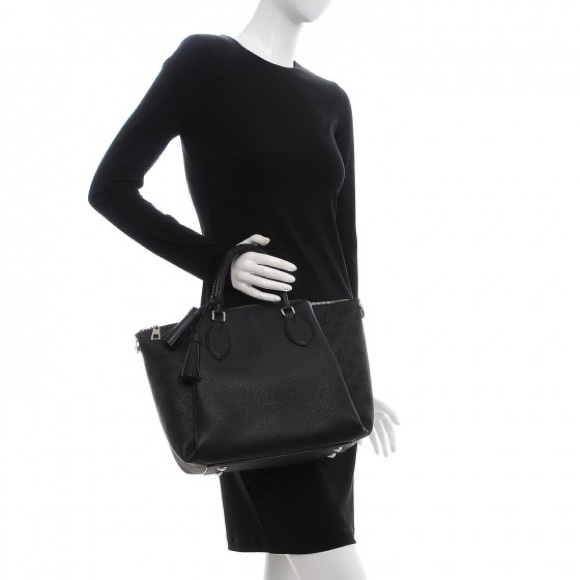 Louis Vuitton Haumea Mahina Noir Satchel Shoulder Bag - Picture 15 of 15